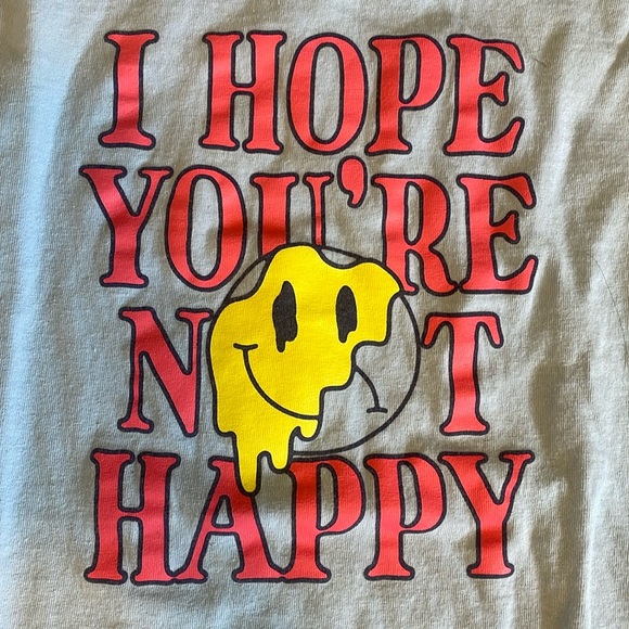 ASHE Hope Your Not Happy long sleeve tee - Picture 1 of 3